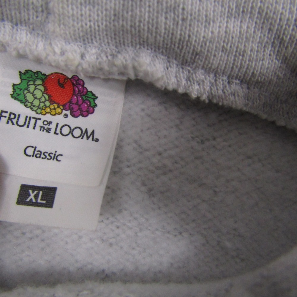 Fruit of the Loom Hoodie Mens XL Gray Munchen Bavaria Graphic Sweatshirt - Picture 2 of 8
